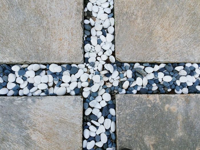 Stones on stone wall