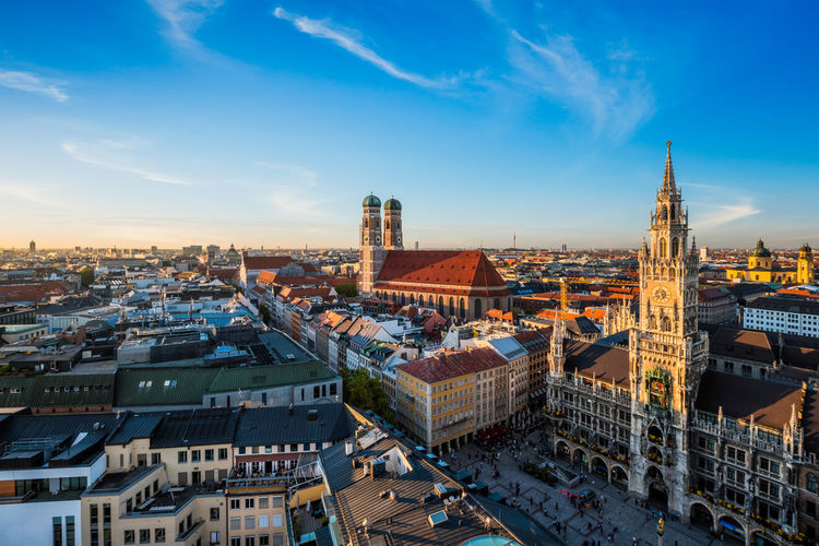 Aerial view of munich, germany