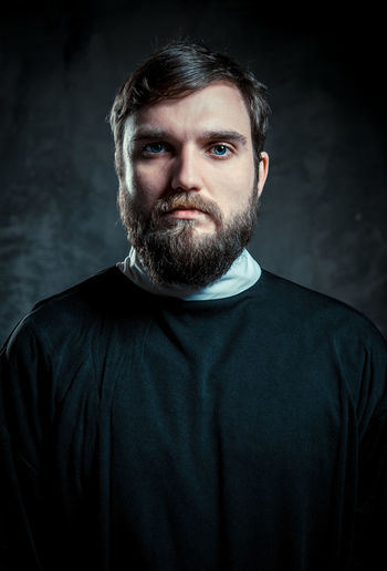 Portrait of bearded priest
