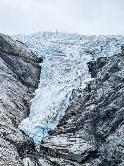 Scenic view of glacier 