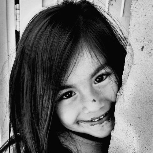 Portrait of smiling girl