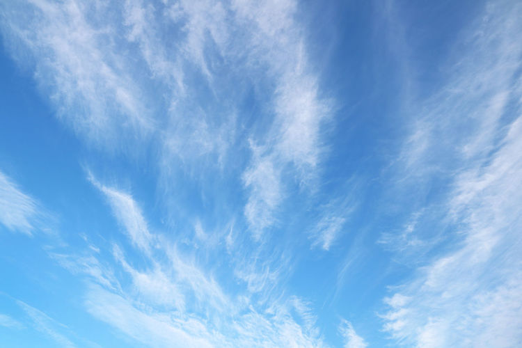 Low angle view of clouds in sky