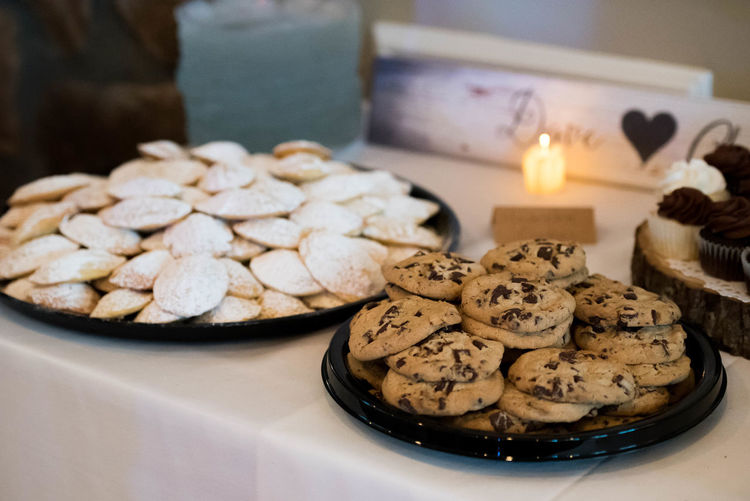 Cookies at a rustic italian wedding