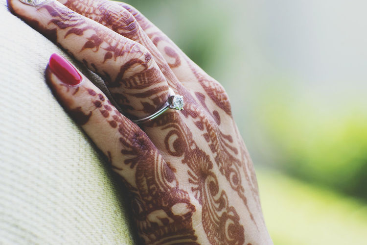 Close-up of hand