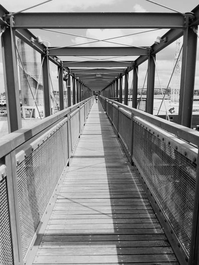 Footbridge in corridor