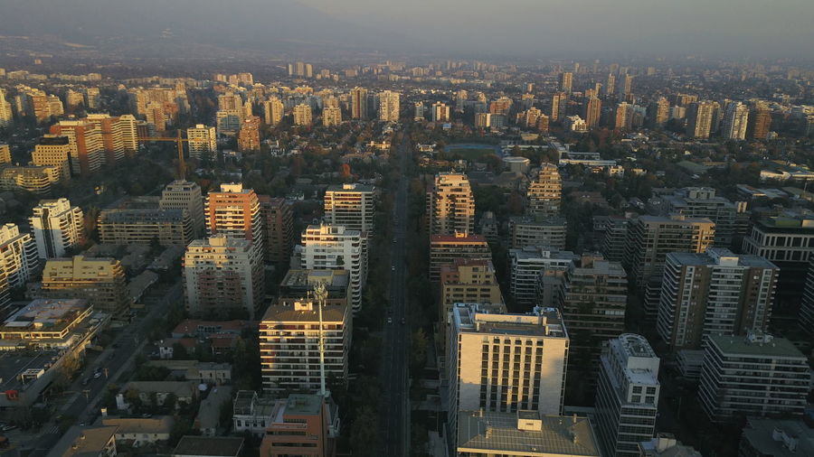 Aerial view of a city