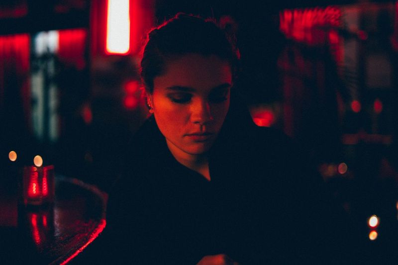 Night Bar - Drink Establishment People Neon 35mmfilmphotography City Life Leicacamera LeicaM9 Wife Night Photography Women Women Who Inspire You Women Portraits Women Of EyeEm The Week Of Eyeem The Week On Eyem New Talents Gallery January 2017