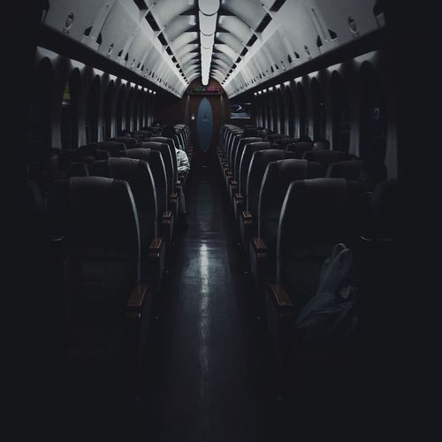 Train at night