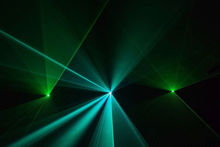Full frame shot of illuminated disco lights