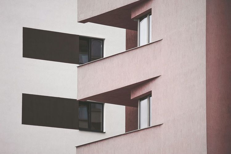 Building Exterior Built Structure Architecture No People Outdoors Façade Minimal Minimalism Abstract Angles Geometry Urban Urban Architecture Urban Geometry Millennial Pink Perspective Building Buildings ミーノー!! Art Is Everywhere The Architect - 2017 EyeEm Awards Break The Mold BYOPaper! The Graphic City