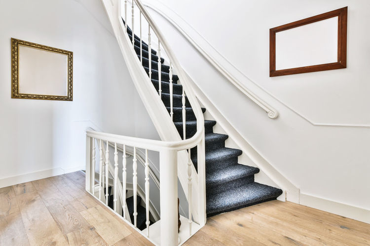 Staircase of building at home