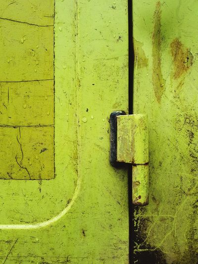 Full frame shot of yellow wall