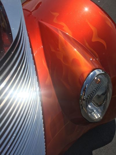 Close-up of car tire