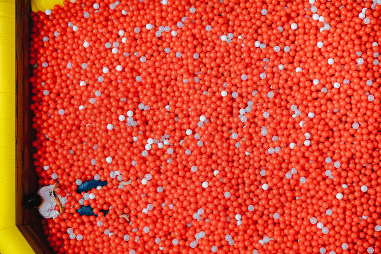 Full frame shot of red ball