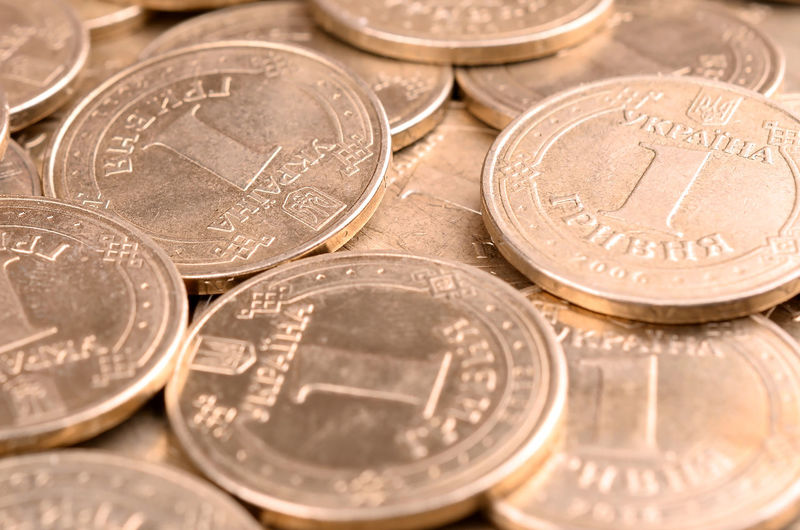 Full frame shot of coins