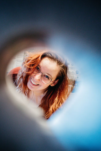 Portrait of woman smiling