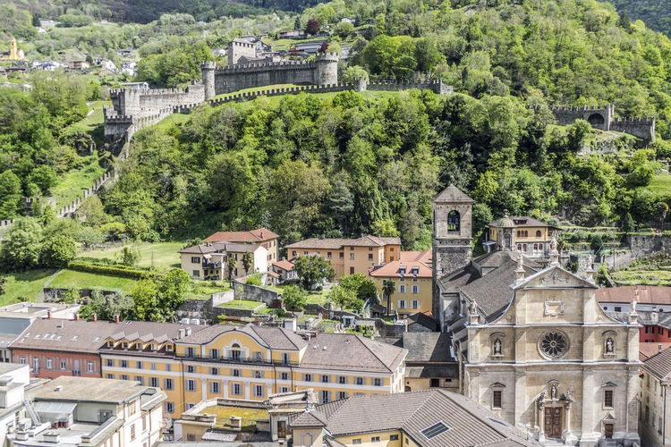 Castle of montebello in bellinzona