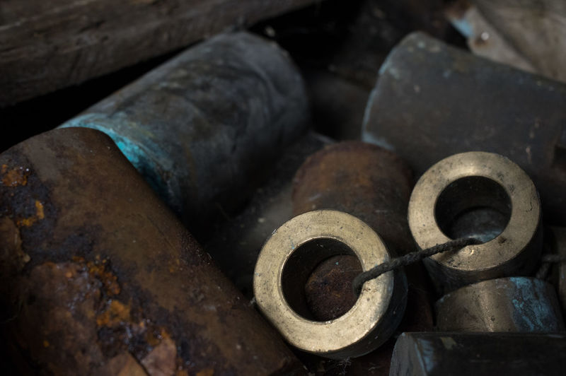 Close-up of rusty metal