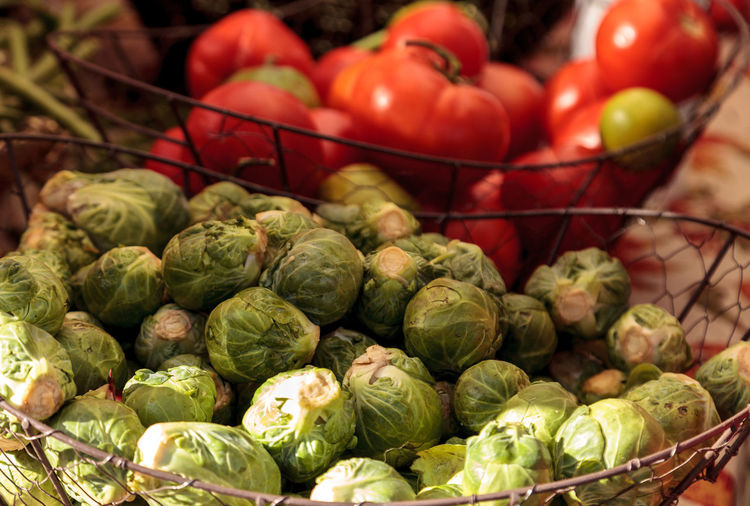 Close-up of vegetables at market