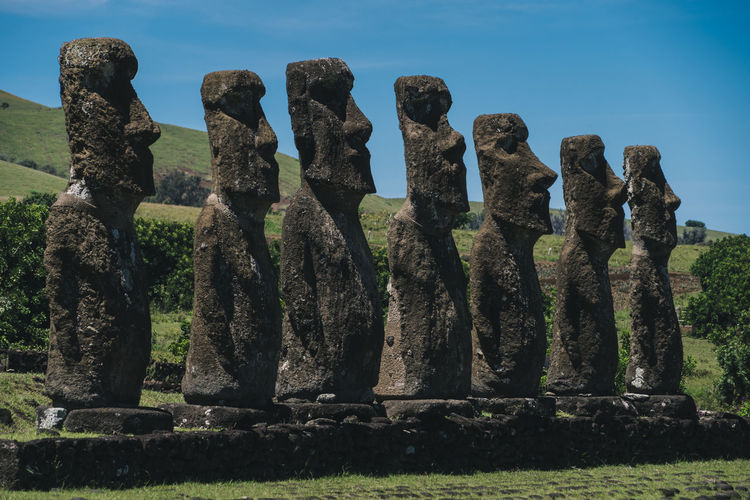 Moai statues