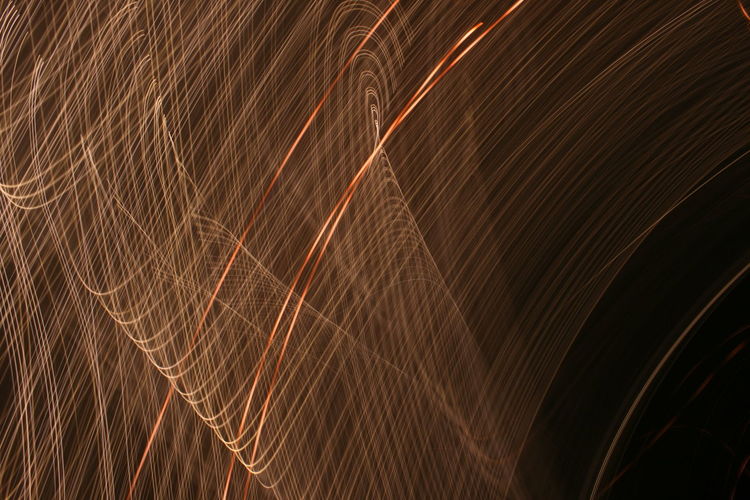 Full frame shot of light trails