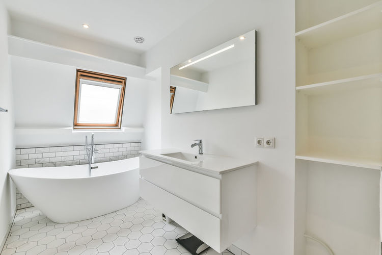 Interior of bathroom