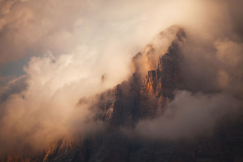 Rocky mountains against sky