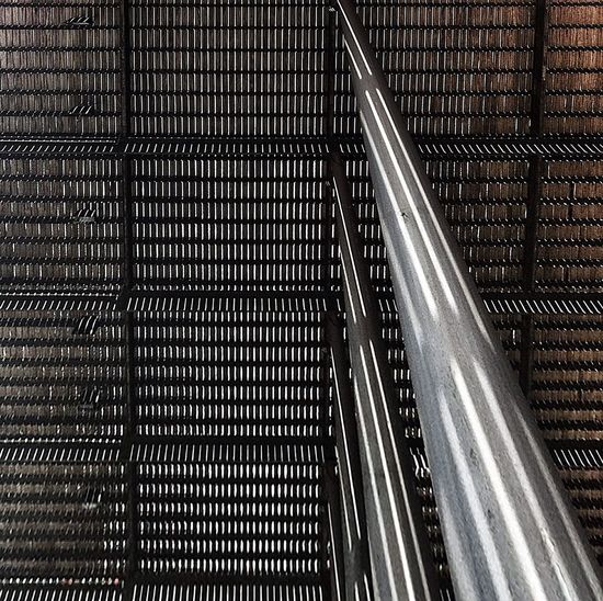 Full frame shot of escalator