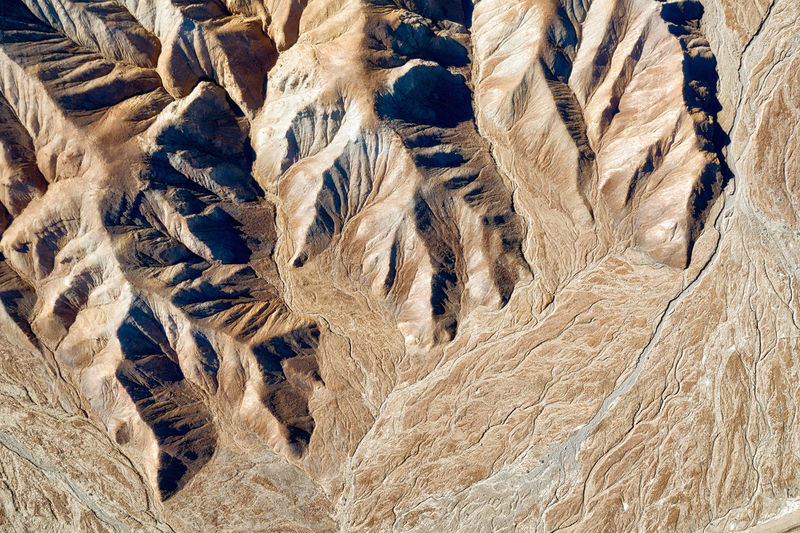 Full frame shot of rock formations