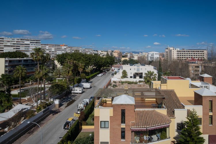 View from the roof of torremolinos beach.