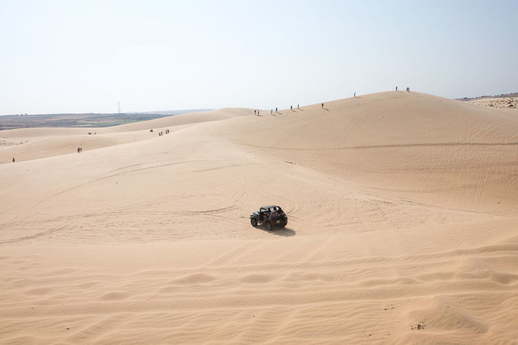 Scenic view of desert