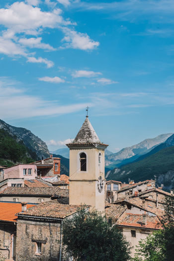 Historical buildings against sky