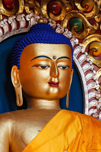 Close-up of buddha statue