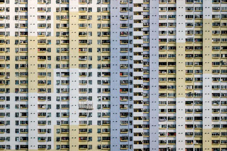 Full frame shot of building in city
