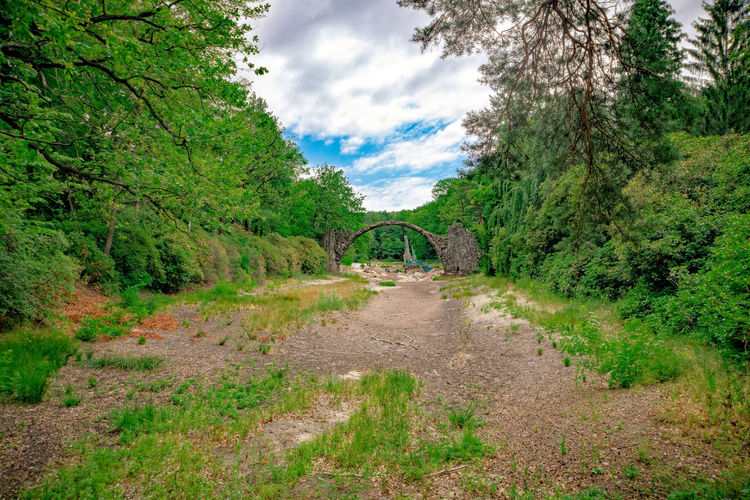 Rakotz bridge, azalea and rhododendron park in kromlau