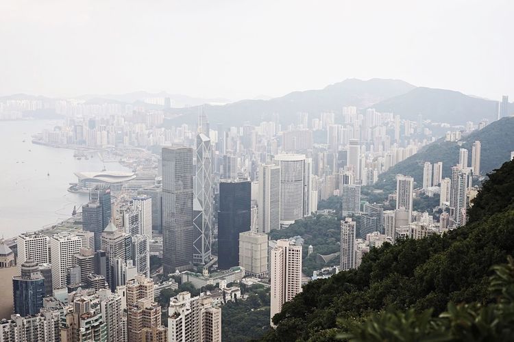 Skyscrapers in city