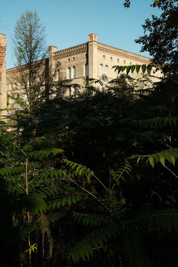 Low angle view of building against sky