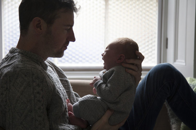 Father with daughter