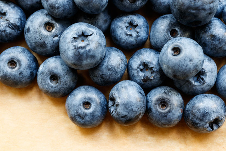 Full frame shot of blueberries
