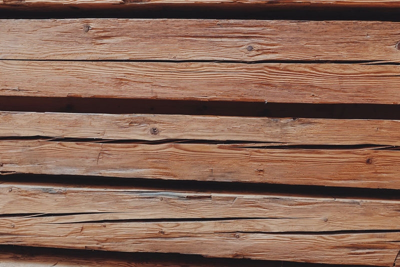 Full frame shot of wooden planks