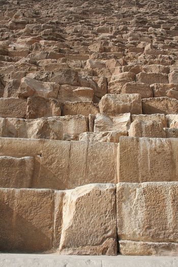 Low angle view of pyramid