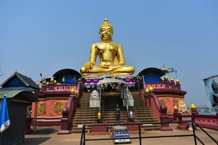 Buddha statue in chiang saen, thailand 