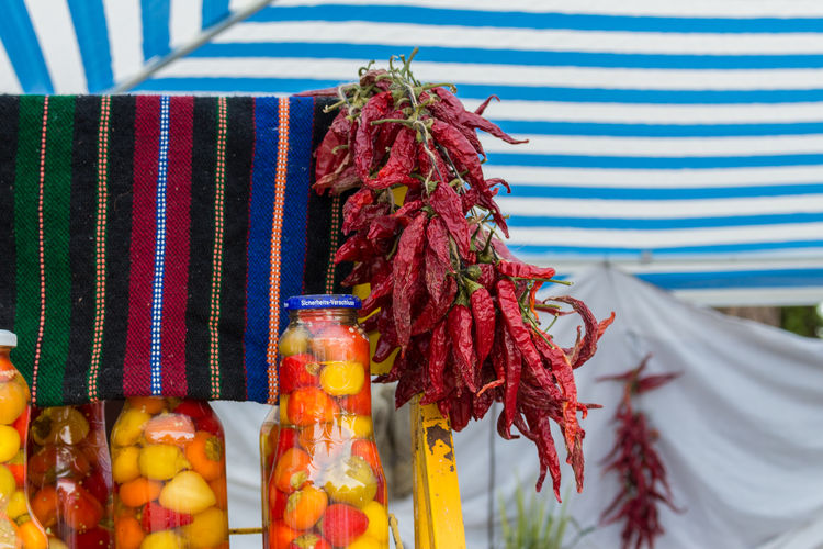 Dry red hot chilly pepper