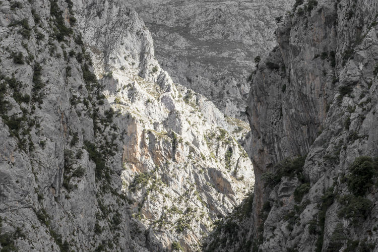 Rock formations on rock