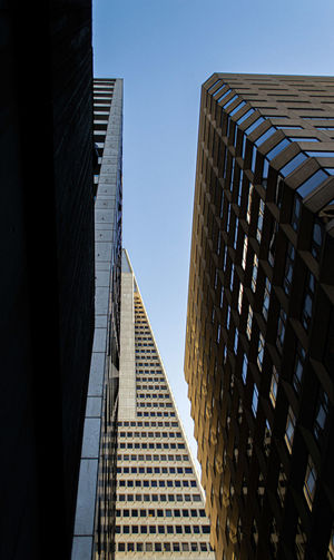 Transamerican skyscraper low angle view 