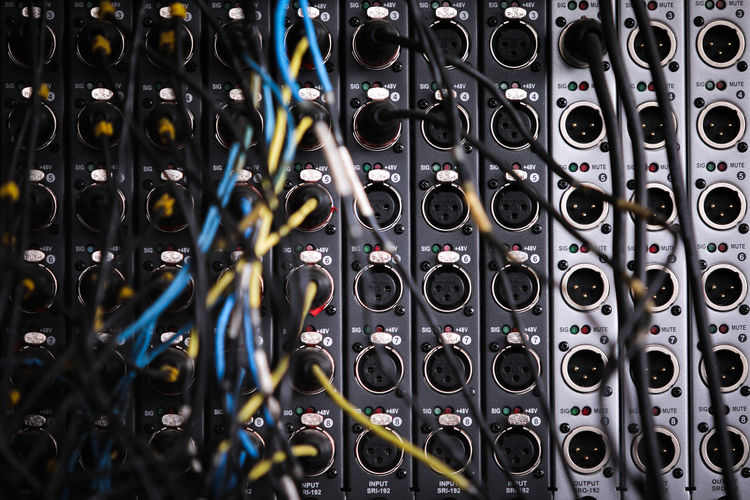 Close-up of computer equipment