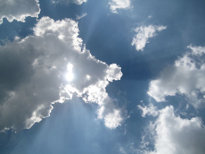 Low angle view of clouds in sky