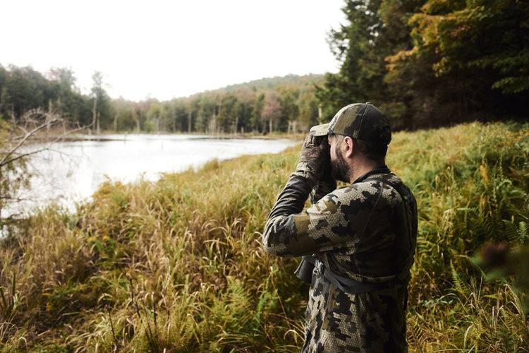 Bow hunting glassing in the appalachian mountains
