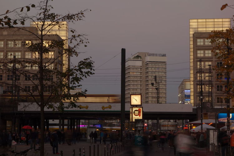 View of buildings in city