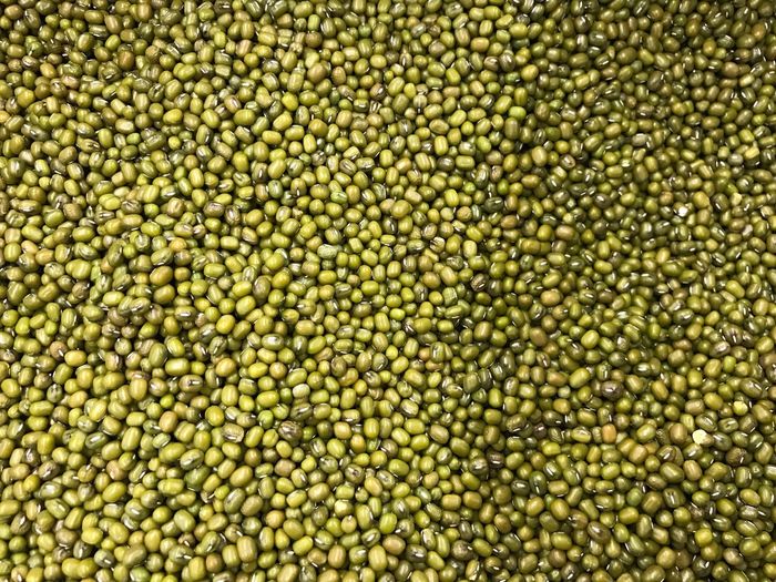 Full frame shot of mung beans for sale at market